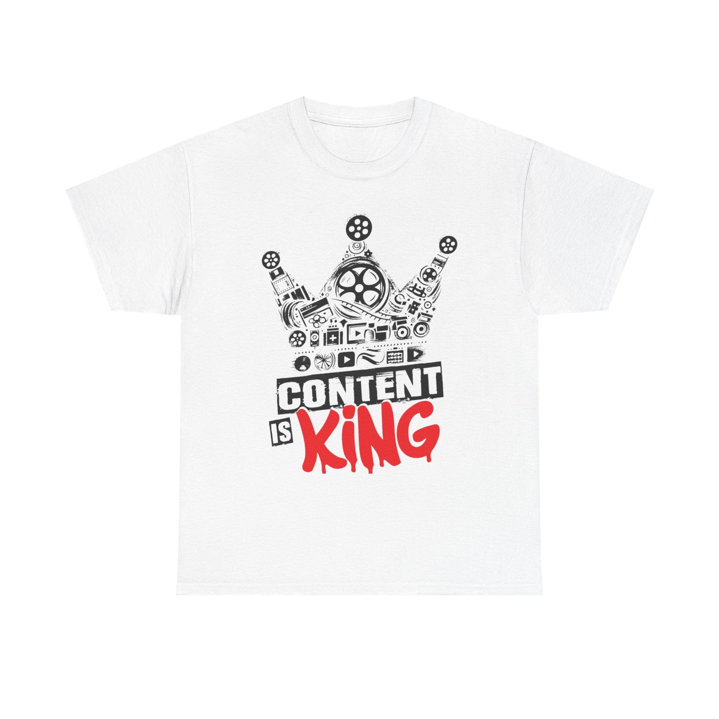 Content is King – White T shirt
