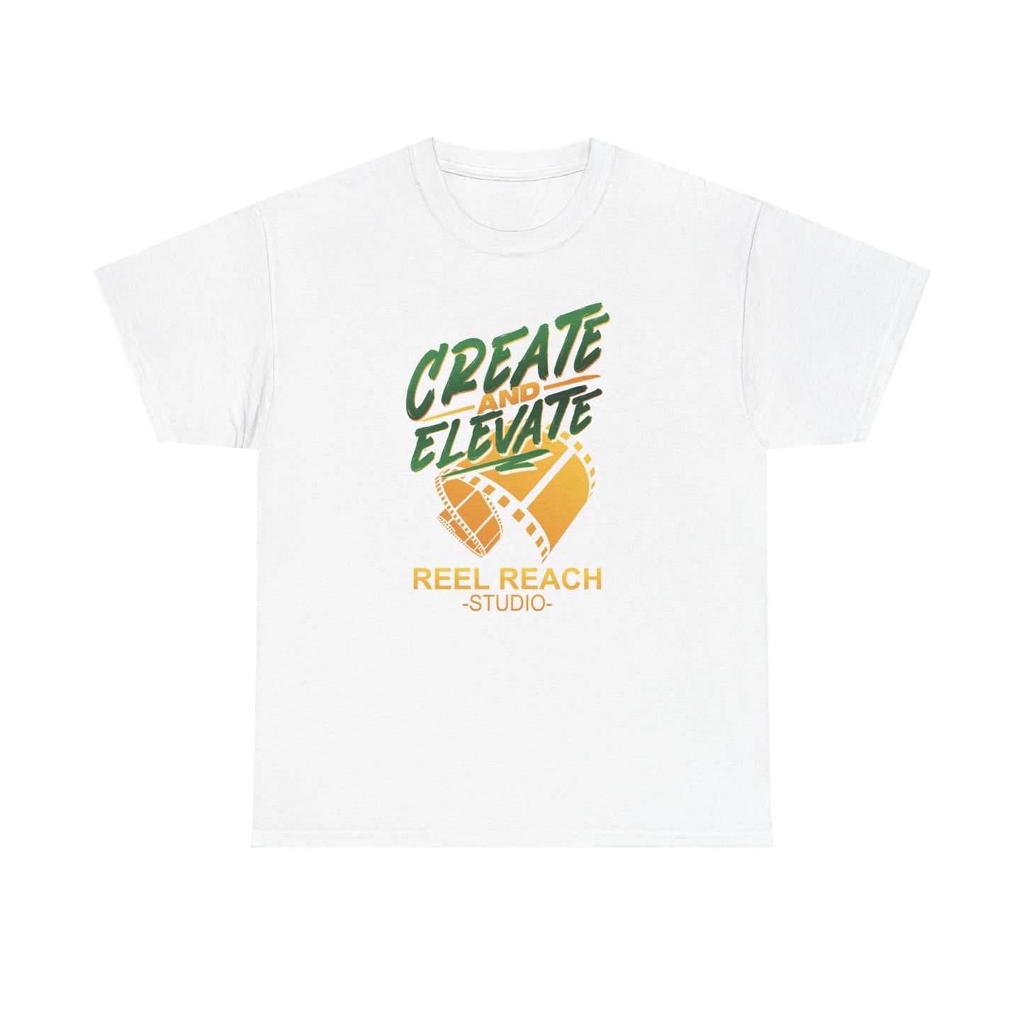 White T-Shirt  “Create and Elevate: Pure Vision”
