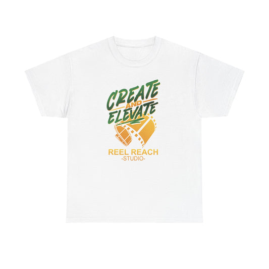 White T-Shirt  “Create and Elevate: Pure Vision”